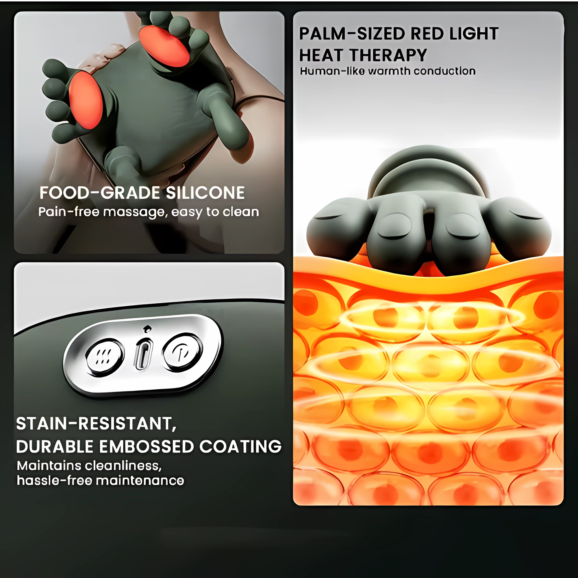 4D Ergonomic Multi-Node Massager